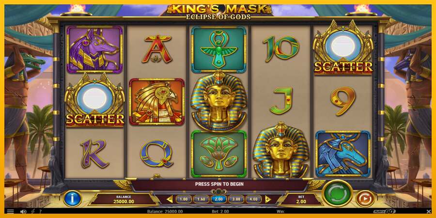 King’s Mask Eclipse of Gods dirua lortzeko joko-makina, irudia 2