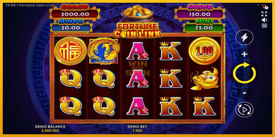 Fortune Coin Link dirua lortzeko joko-makina, irudia 2