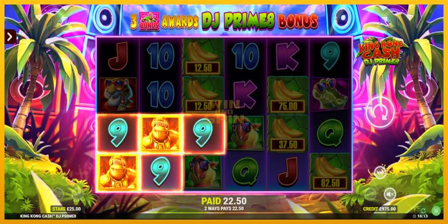 King Kong Cash DJ Prime8 Rapid Fire Jackpots dirua lortzeko joko-makina, irudia 3