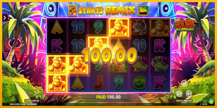 King Kong Cash DJ Prime8 Rapid Fire Jackpots dirua lortzeko joko-makina, irudia 4