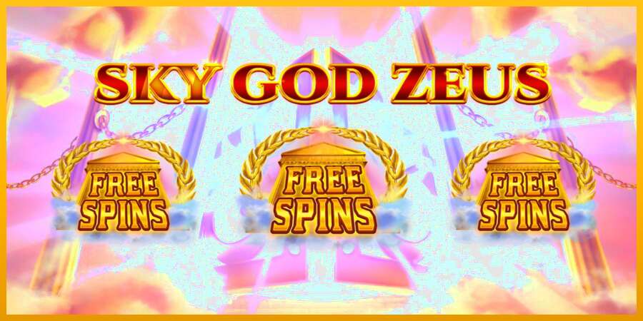 Sky God Zeus 3x3 dirua lortzeko joko-makina, irudia 1