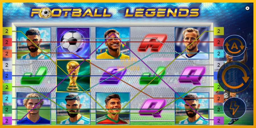 Football Legends dirua lortzeko joko-makina, irudia 2