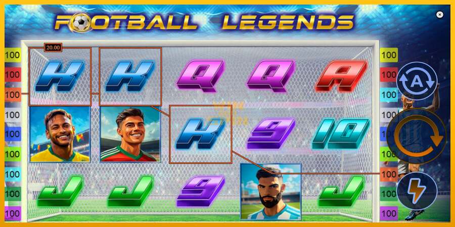 Football Legends dirua lortzeko joko-makina, irudia 4