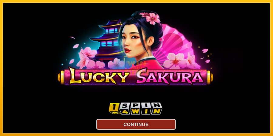 Lucky Sakura Win Spins dirua lortzeko joko-makina, irudia 1