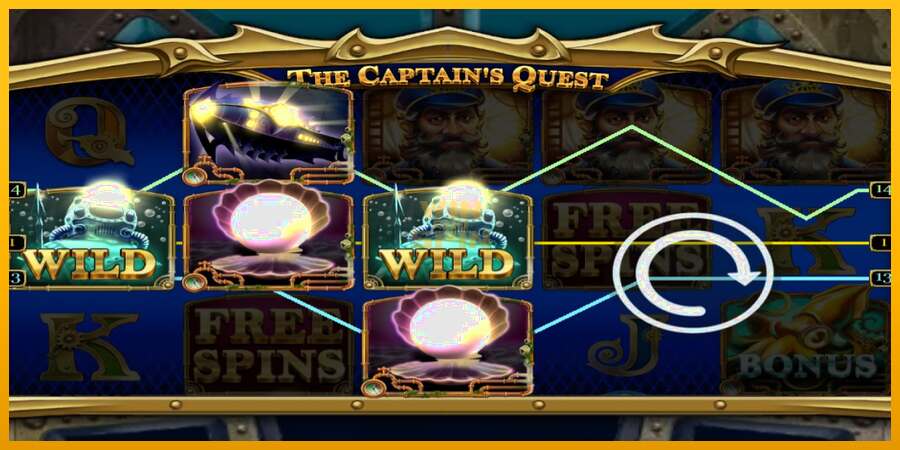 The Captains Quest dirua lortzeko joko-makina, irudia 3