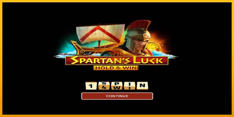 Spartans Luck Hold & Win dirua lortzeko joko-makina, irudia 1