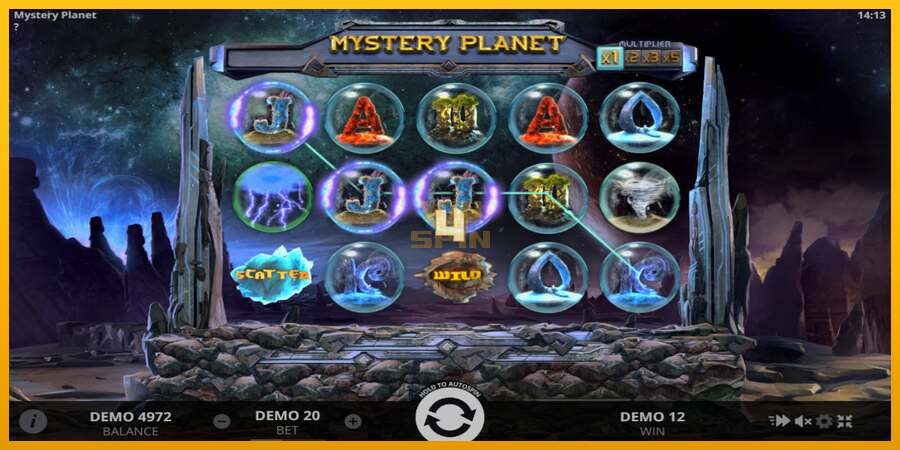 Mystery Planet dirua lortzeko joko-makina, irudia 2