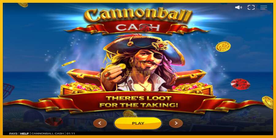 Cannonball Cash dirua lortzeko joko-makina, irudia 1