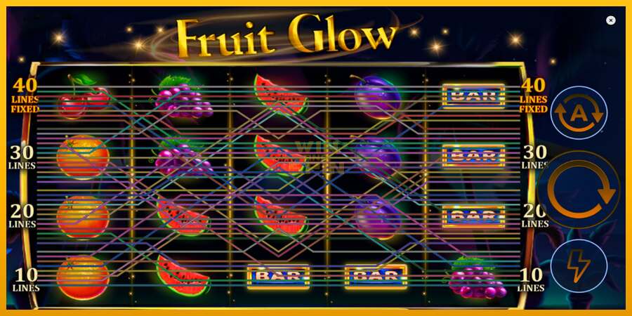 Fruit Glow dirua lortzeko joko-makina, irudia 2