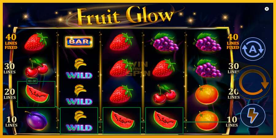 Fruit Glow dirua lortzeko joko-makina, irudia 5