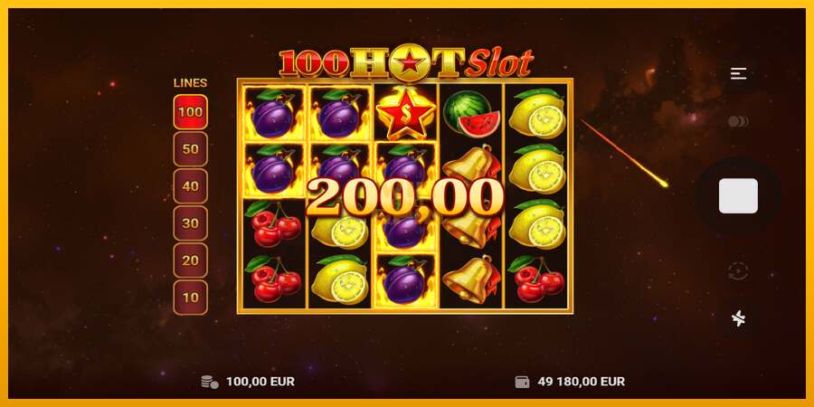 100 Hot Slot dirua lortzeko joko-makina, irudia 4