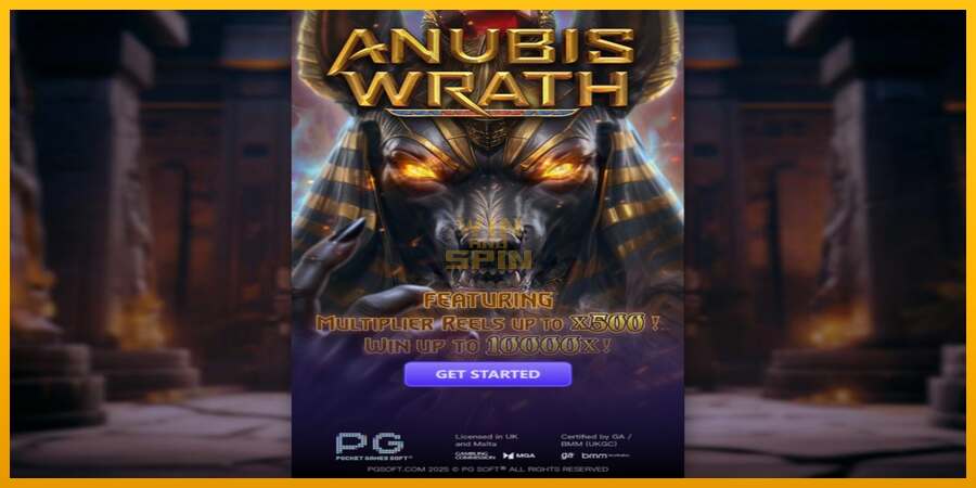 Anubis Wrath dirua lortzeko joko-makina, irudia 1