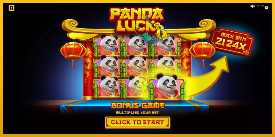 Panda Luck dirua lortzeko joko-makina, irudia 1