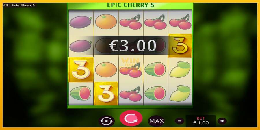 Epic Cherry 5 dirua lortzeko joko-makina, irudia 3