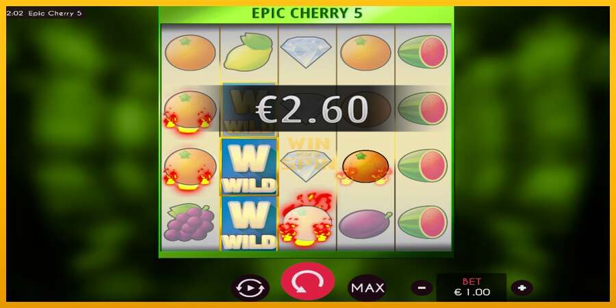 Epic Cherry 5 dirua lortzeko joko-makina, irudia 4