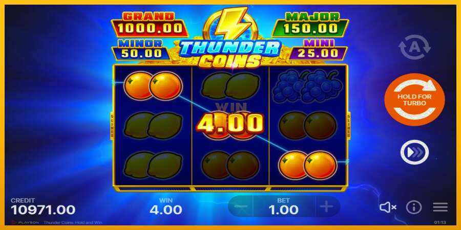 Thunder Coins dirua lortzeko joko-makina, irudia 3