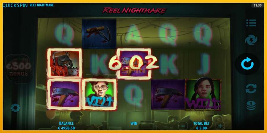 Reel Nightmare dirua lortzeko joko-makina, irudia 3