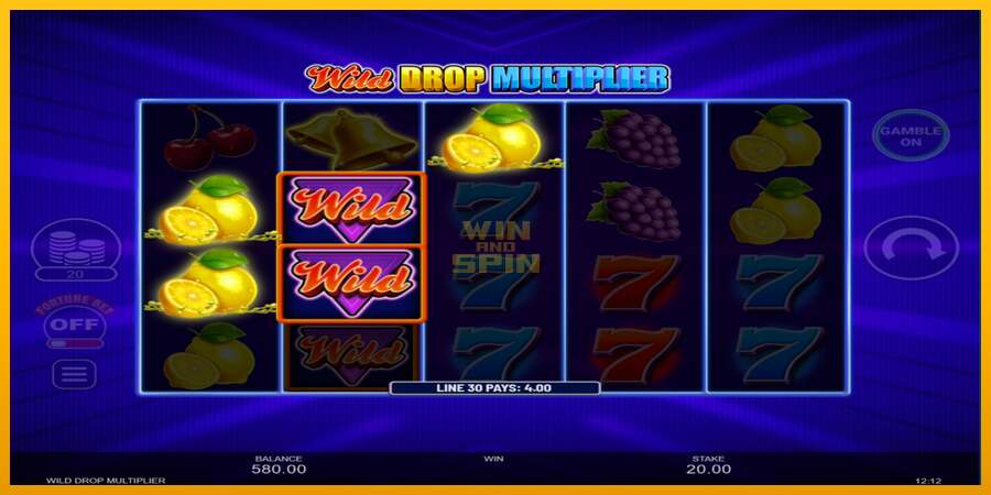 Wild Drop Multiplier dirua lortzeko joko-makina, irudia 3