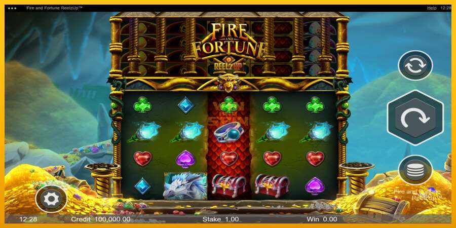 Fire and Fortune ReelzUp dirua lortzeko joko-makina, irudia 2