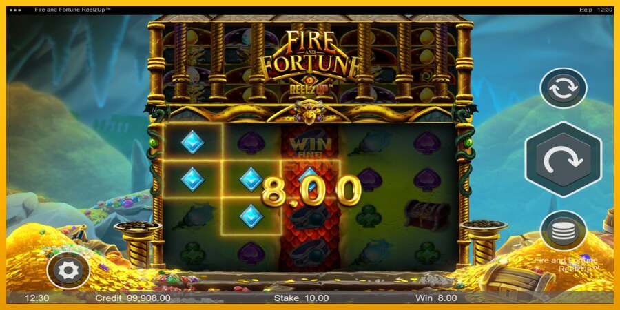 Fire and Fortune ReelzUp dirua lortzeko joko-makina, irudia 3