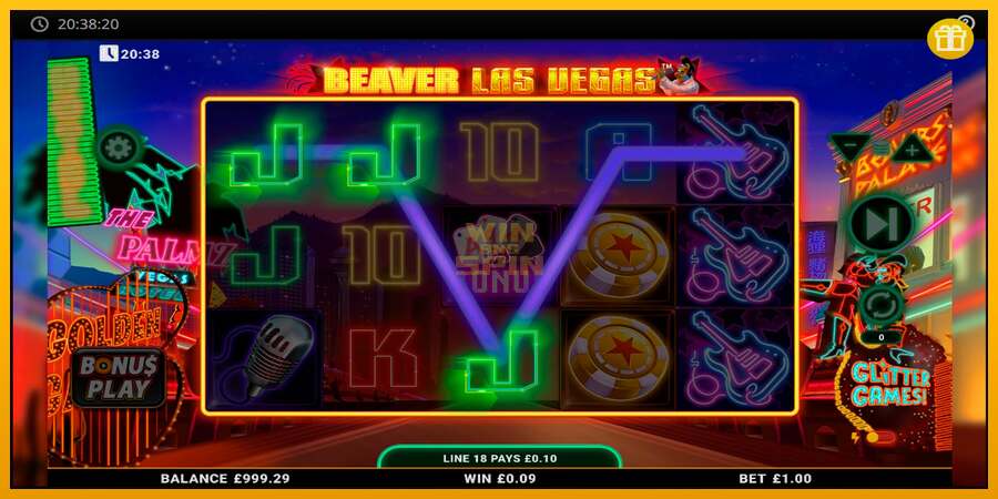 Beaver Las Vegas dirua lortzeko joko-makina, irudia 3