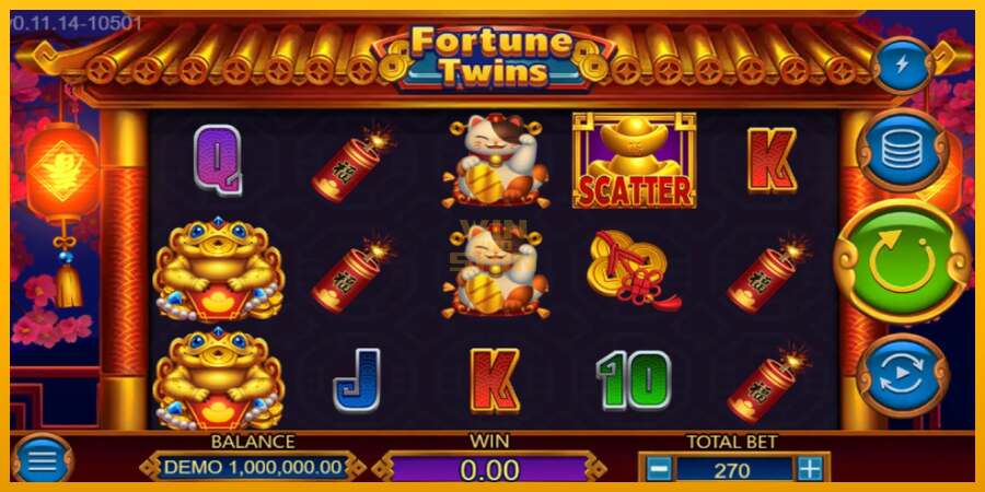 Fortune Twins dirua lortzeko joko-makina, irudia 1