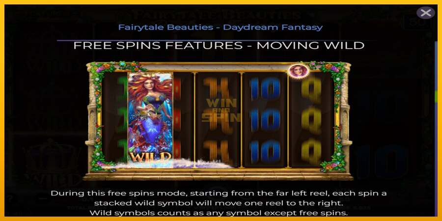 Fairytale Beauties - Daydream Fantasy dirua lortzeko joko-makina, irudia 5