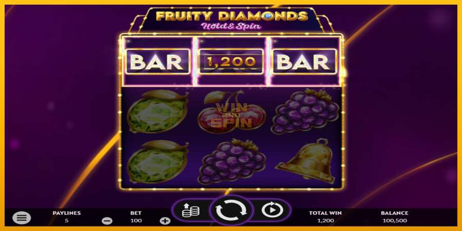 Fruity Diamonds dirua lortzeko joko-makina, irudia 4