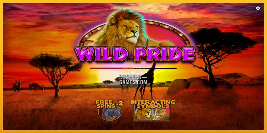 Wild Pride dirua lortzeko joko-makina, irudia 1