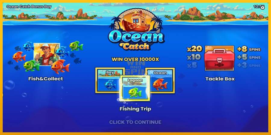 Ocean Catch Bonus Buy dirua lortzeko joko-makina, irudia 1