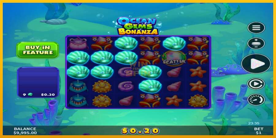 Ocean Gems Bonanza dirua lortzeko joko-makina, irudia 3