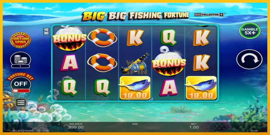 Big Big Fishing Fortune dirua lortzeko joko-makina, irudia 2