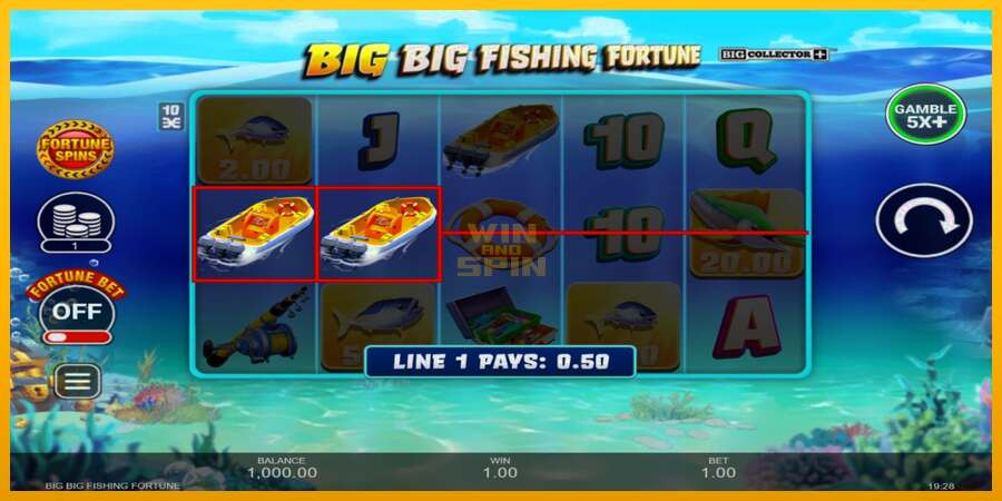 Big Big Fishing Fortune dirua lortzeko joko-makina, irudia 3