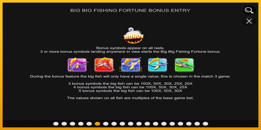 Big Big Fishing Fortune dirua lortzeko joko-makina, irudia 6