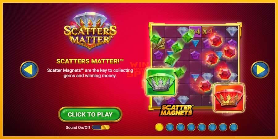 Scatters Matter dirua lortzeko joko-makina, irudia 1