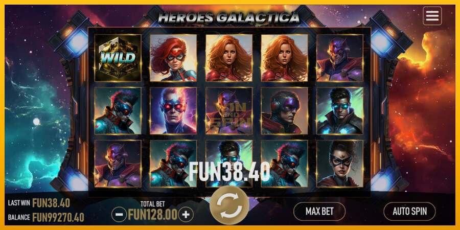 Heroes Galactica dirua lortzeko joko-makina, irudia 2