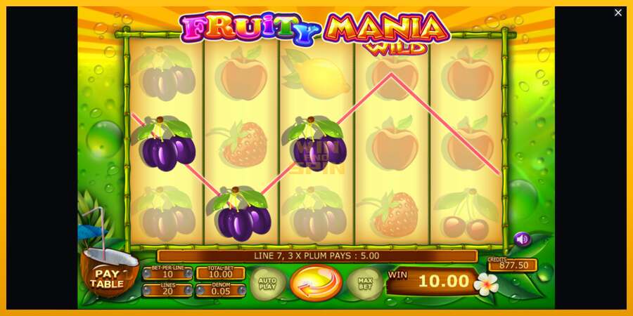 Fruity Mania dirua lortzeko joko-makina, irudia 4