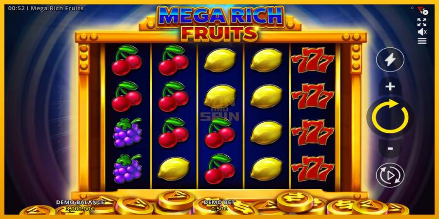 Mega Rich Fruits dirua lortzeko joko-makina, irudia 2