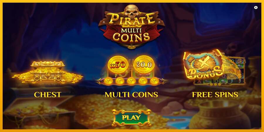 Pirate Multi Coins dirua lortzeko joko-makina, irudia 1