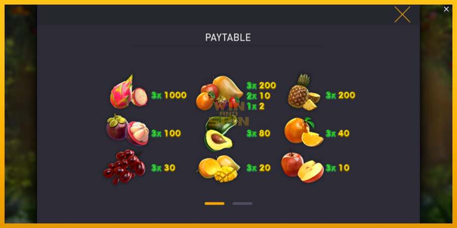 Fruitilicious dirua lortzeko joko-makina, irudia 5