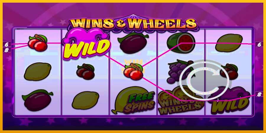 Wins & Wheels dirua lortzeko joko-makina, irudia 2