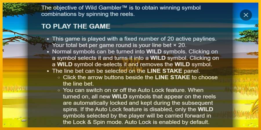 Wild Gambler dirua lortzeko joko-makina, irudia 7