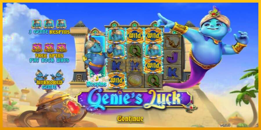 Genie’s Luck dirua lortzeko joko-makina, irudia 1