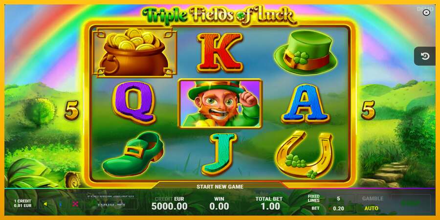 Triple Fields of Luck dirua lortzeko joko-makina, irudia 1