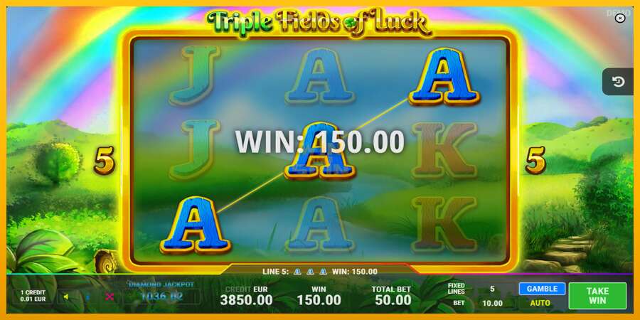 Triple Fields of Luck dirua lortzeko joko-makina, irudia 2