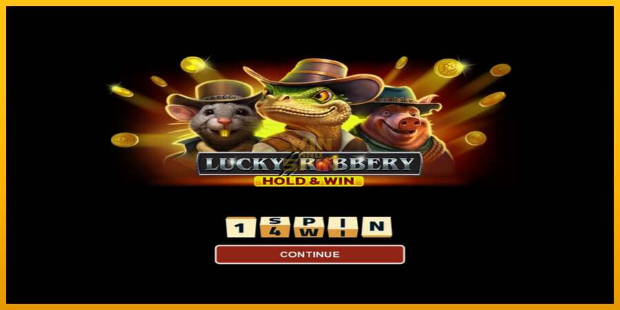 Lucky Robbery dirua lortzeko joko-makina, irudia 1