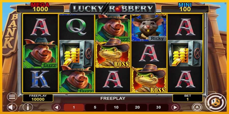 Lucky Robbery dirua lortzeko joko-makina, irudia 2