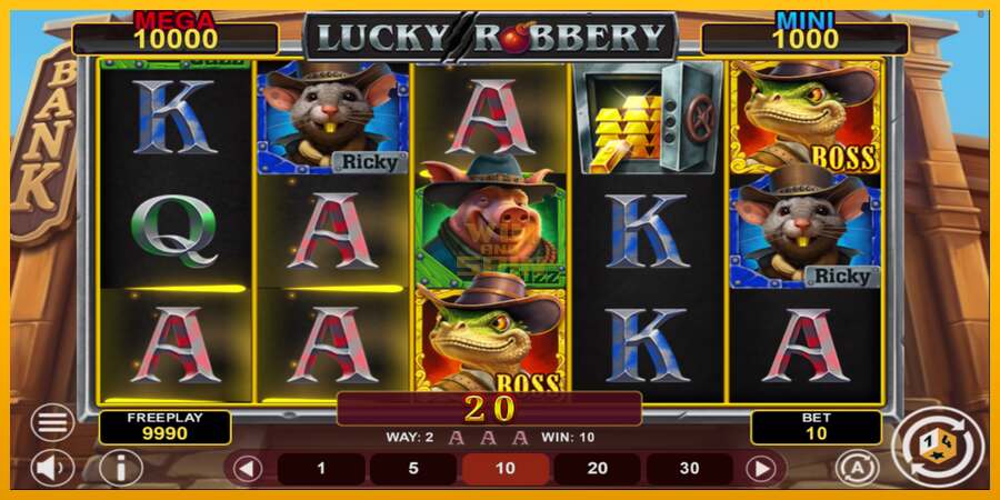 Lucky Robbery dirua lortzeko joko-makina, irudia 3