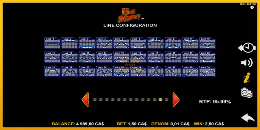 Bull Mystery dirua lortzeko joko-makina, irudia 7