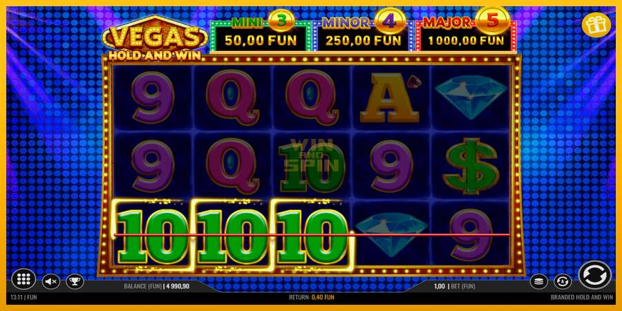 Vegas Hold and Win dirua lortzeko joko-makina, irudia 5